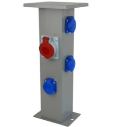 Garten Energiesäule Mit CEE 16A 5-polig/ 3 Mal Schuko