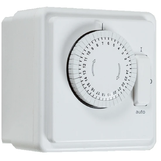 Mechanische Aufputz Tageszeitschaltuhr 1 Mechanische Aufputz Tageszeitschaltuhr