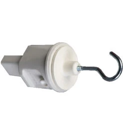 Flachkabelendstück Für Illu Leitung Weiß