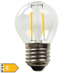 LED Tropfenlampe E27 Klare Ausführung - 4 Watt