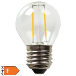 LED Tropfenlampe E27 Klare Ausführung - 1 Watt