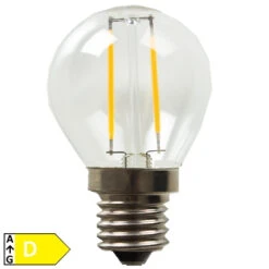 LED Tropfenlampe E14 Klare Ausführung - 6 Watt