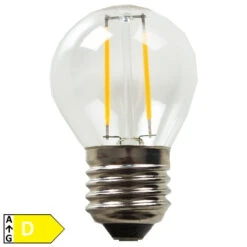 LED Tropfenlampe E27 Klare Ausführung - 6 Watt