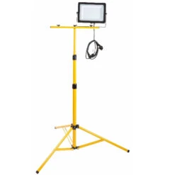 LED Fluter 100 Watt Flache Bauform Auf Dreibein Stativ