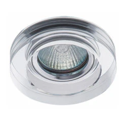 Dekor Deckeneinbaustrahler Glas/Silber