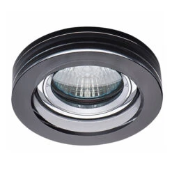 Dekor Deckeneinbaustrahler Glas/Schwarz