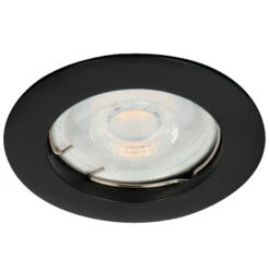 Aluminium Einbaustrahler Starr Schwarz Matt