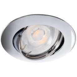 Aluminium Einbaustrahler Schwenkbar Chrom