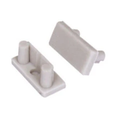 Endstück Für Aluminiumprofil - Set Mit 2 Stück- Grau