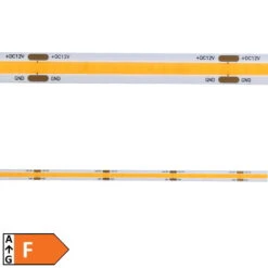 LED Leuchtband Warmweiss 9 W/m - Rolle Mit 5m