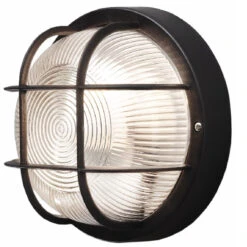 Rundleuchte IP44 Schwarz