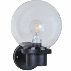 Wandleuchte IP44 Schwarz