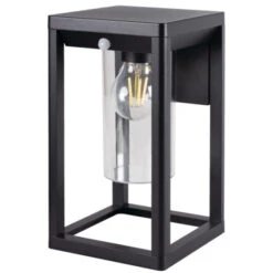 Vimo Wandleuchte Schwarz Mit Bewegungssensor