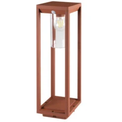 Vimo Standleuchte (Bodenleuchte) Rostbraun (bronze) Mit Bewegungssensor