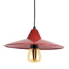 Hängeleuchte Rot Mit LED Leuchtmittel
