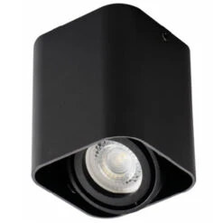 GU10 Deckenleuchte 1-flammig Schwarz