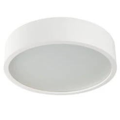 Holz Deckenleuchte Weiß Matt 375mm