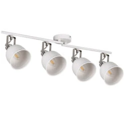 Wand- Und Deckenleuchte Derato 4-flammig Weiß