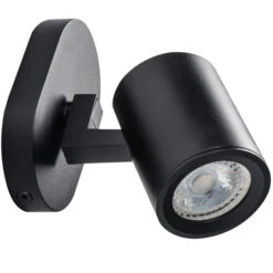 Wand- Und Deckenleuchte Laurin 1-flammig Schwarz