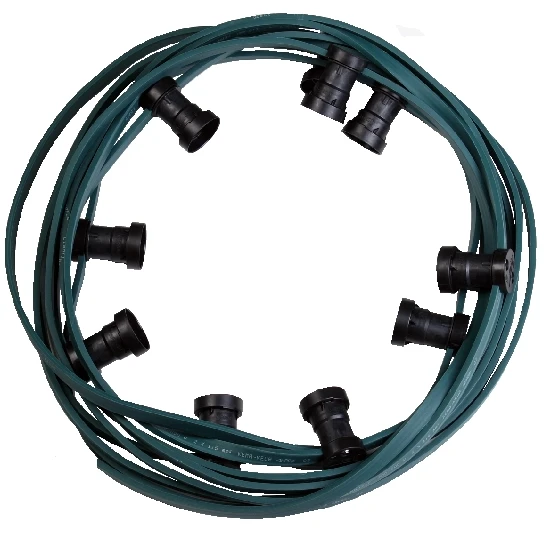 500m Endlos Illu Lichterkette Mit 1000 Montierten Fassungen Grünes Kabel 1 500m Endlos Illu Lichterkette Mit 1000 Montierten Fassungen Grünes Kabel